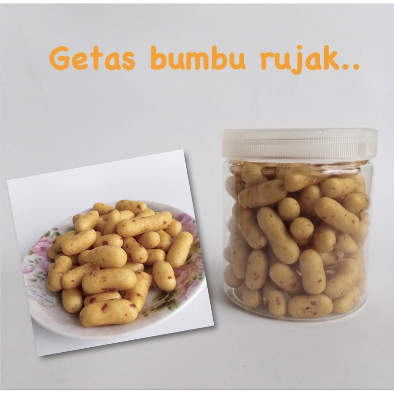 

kerupuk/keripik getas bumbu rujak