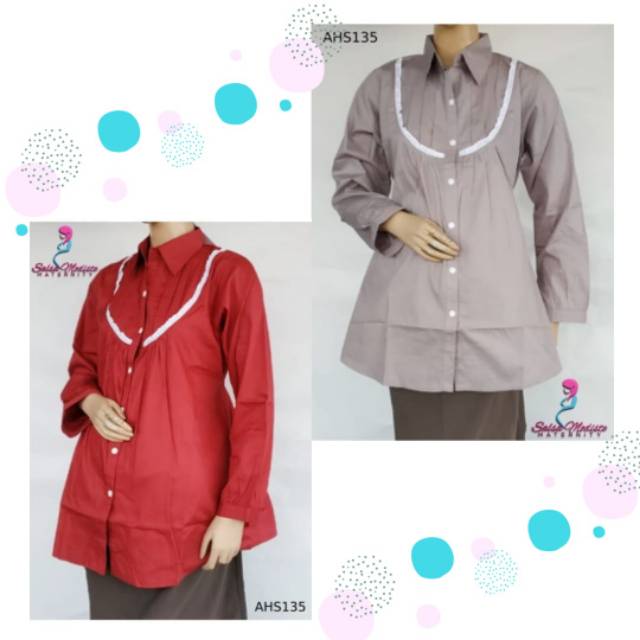 baju hamil dan menyusui kerja kantor