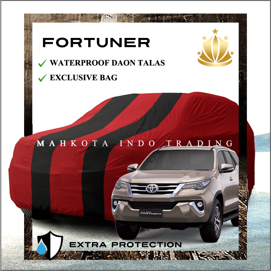 Custom Body Cover Warna Fortuner / Sarung Mobil / Penutup Mobil Warna Fortuner