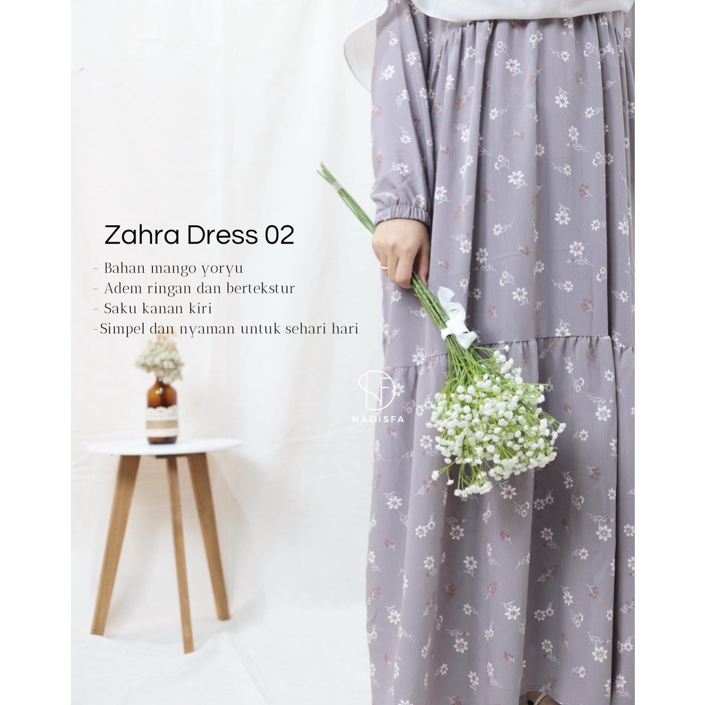 ZAHRA DRESS MOTIF ADEM BUSUI FRIENDLY