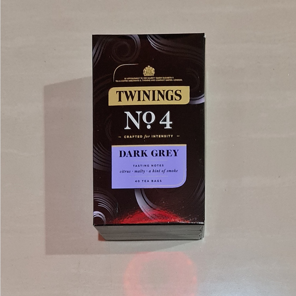 Twinings Black Tea No.4 Dark Grey Crafter For Intersity 40 x 2 Gram
