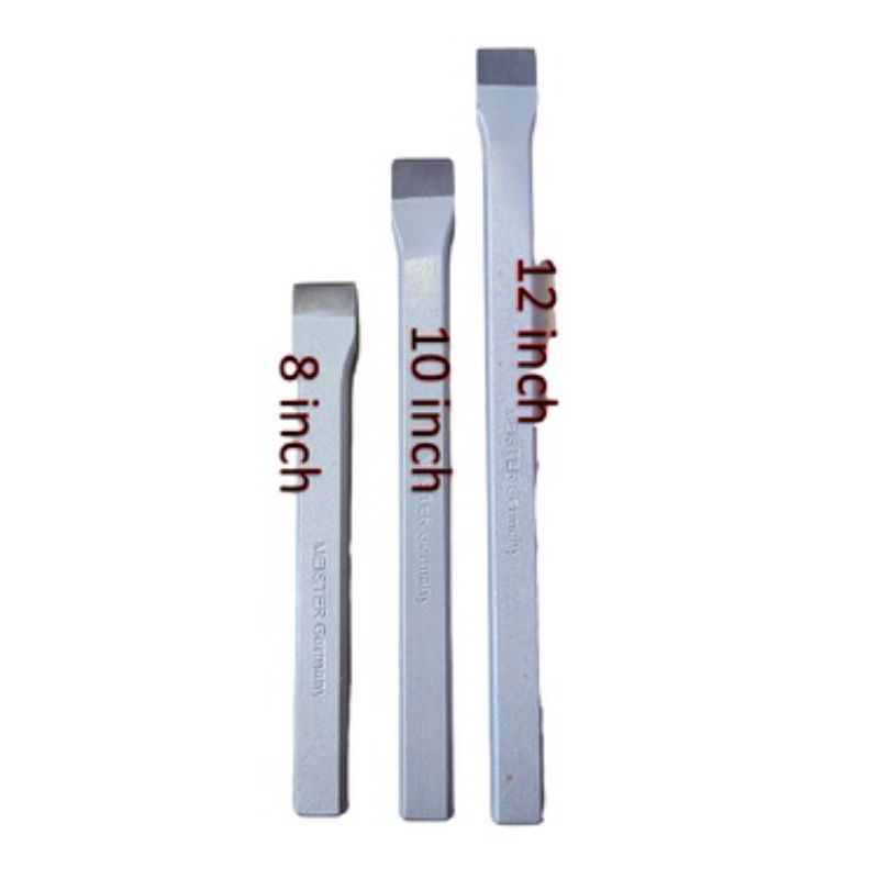 Pahat Beton Gepeng MEISTER Ori Germany - Flat Shank Cold chisel Pahat Beton  8 - 12 Inch