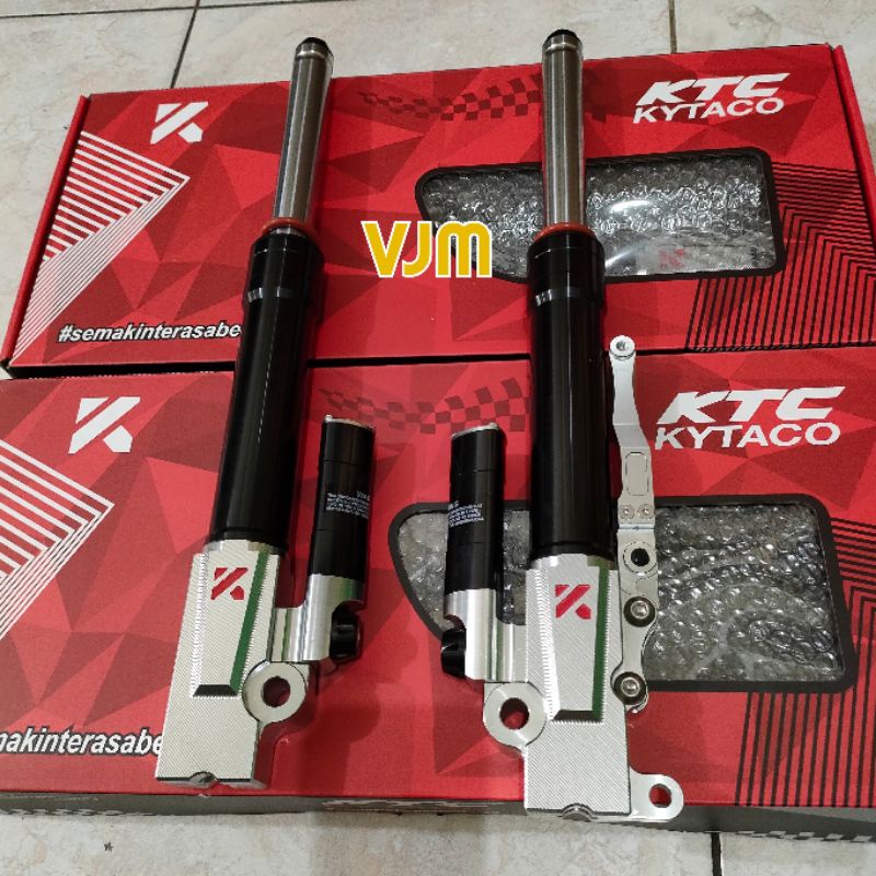 Shock Suspension Ktc kytaco Vario new 150 &amp; 125 Beat Fi Scoopy Black silver original