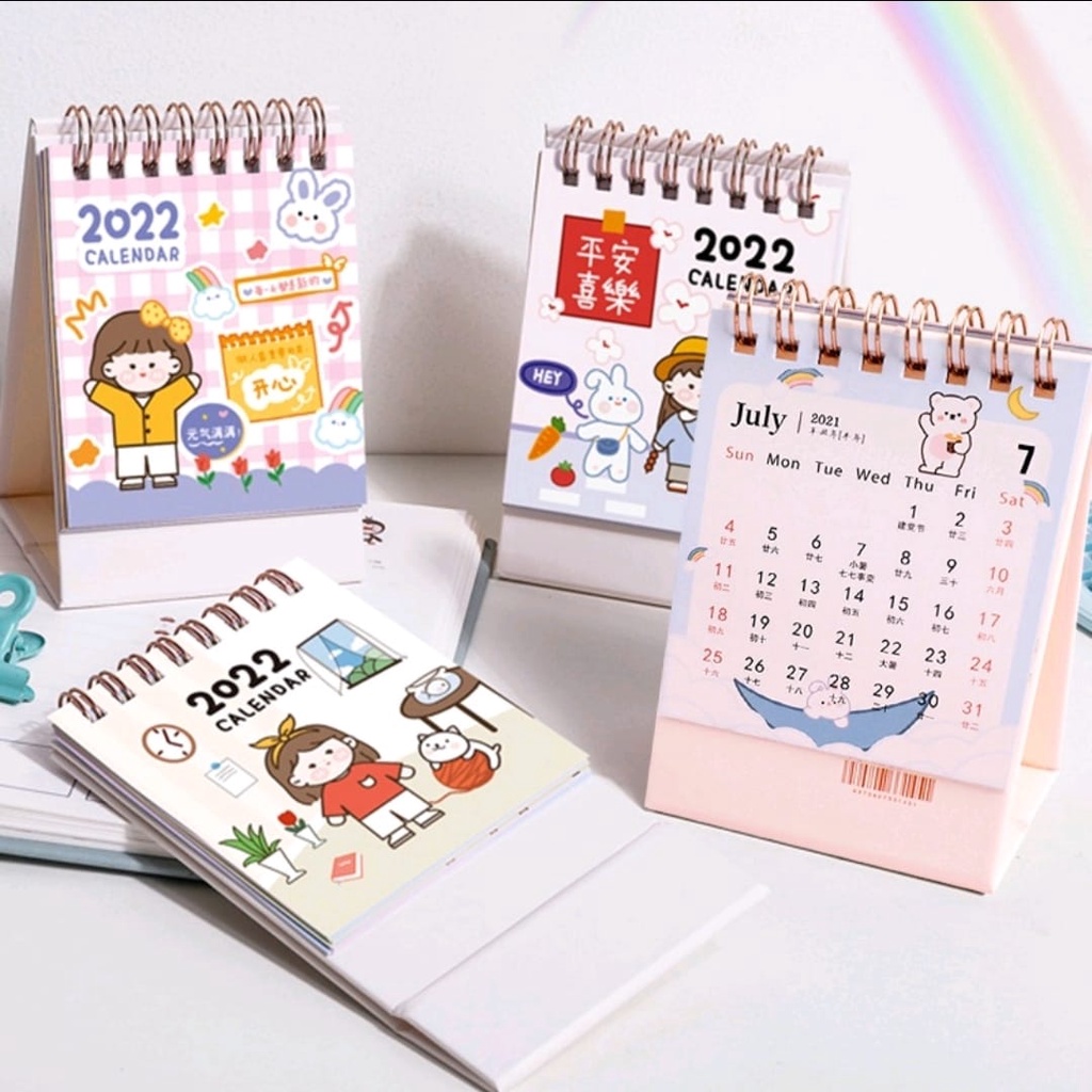 

[Papelaria.id] MURAH Kalender Lucu 2022 Mini untuk Meja Belajar