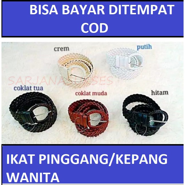 IKAT PINGGANG KEPANG WANITA BESAR/LEBAR DEWASA ABG