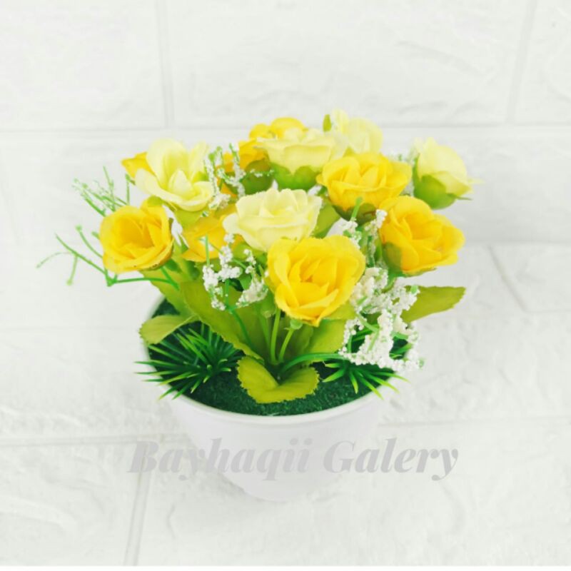 RANGKAIAN BUNGA HIAS D10 MURAH || BUNGA ARTIFICIAL || BUNGA HIAS PLASTIK MURAH-2