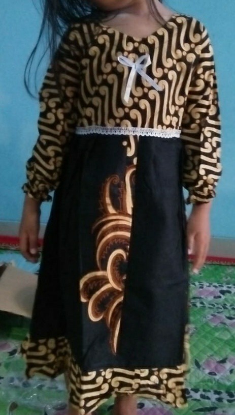 Gamis Batik Anak S /baju Muslim Anak