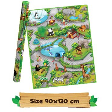 Jual DUPLAY Smart Zoo Playmat Karpet 3D Binatang Evamat Augmented Reality Limited