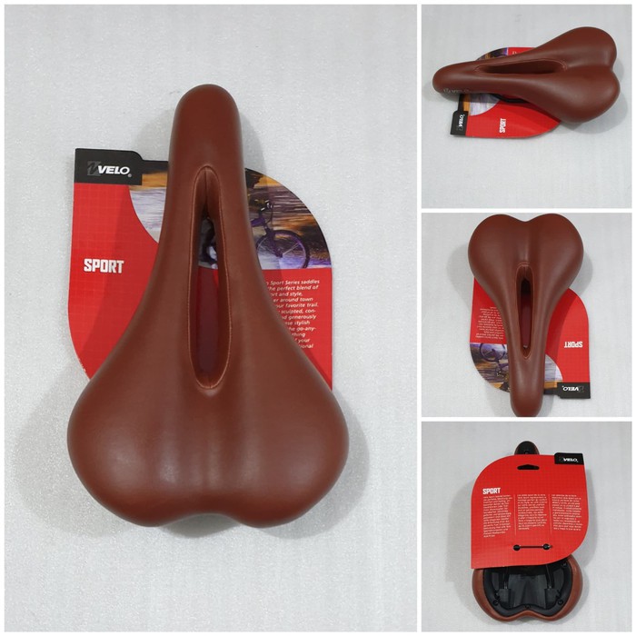SADEL SEPEDA VELO COKLAT MODEL VINTAGE VL-2069