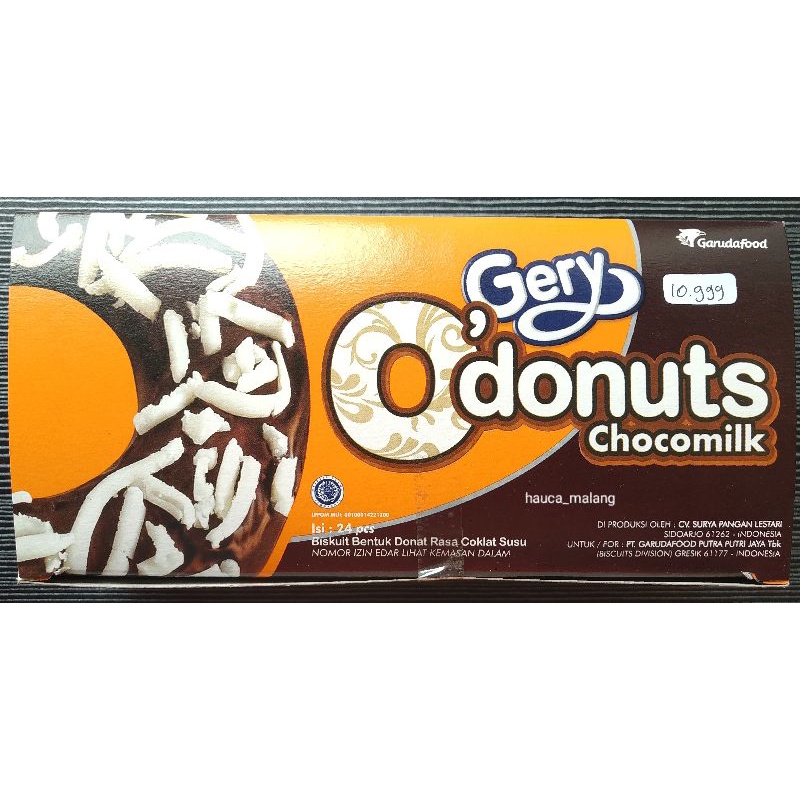 

Biskuit Gery Odonuts Chocomilk