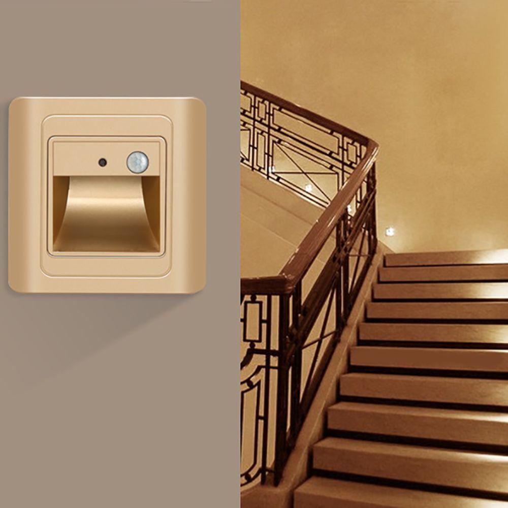 [Elegan] Lampu Langkah Untuk Tangga Langkah Dapur Foyer Loggia LED Cerdas Lampu Dinding Lampu Tangga Modern Tersembunyi