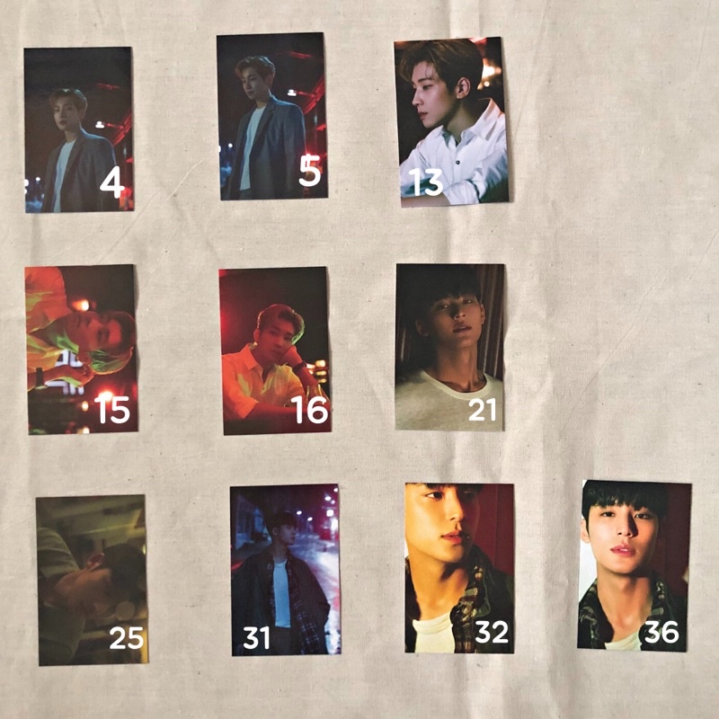 Bittersweet Trading Card Mingyu Wonwoo Seventeen