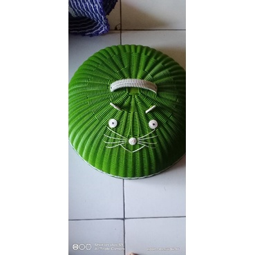 tudung saji karakter rotan sintetis