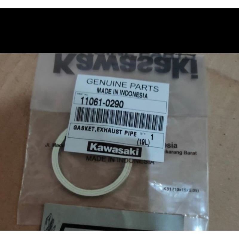Gasket perpak paking knalpot ninja R RR original