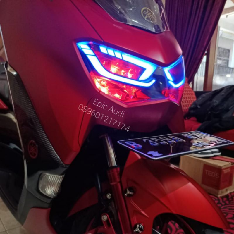 paket headlamp custom new nmax 1 warna