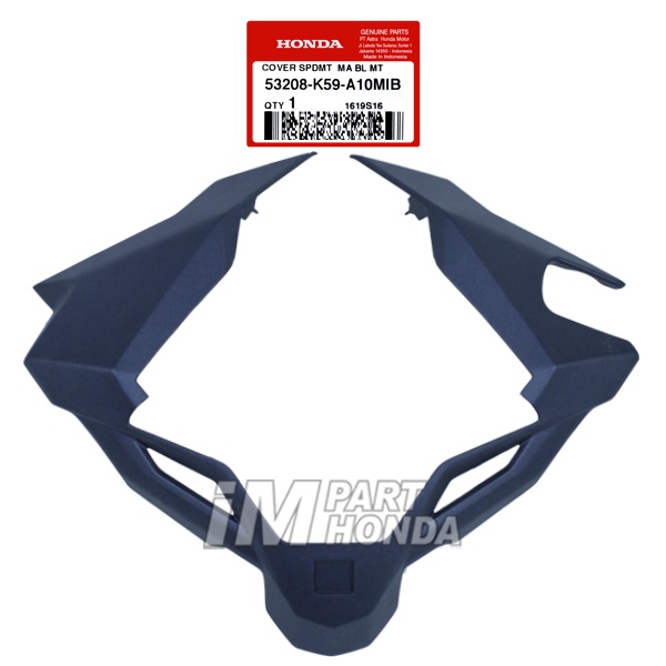 53208-K59-A10MIB Cover List Spedo Meter Vario 125 150 LED 2015 - 2017 Biru Dof JKT