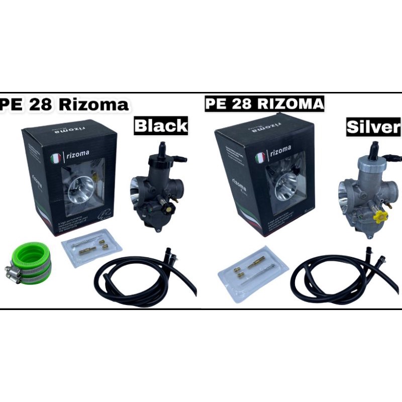 Karburator PE Rizoma Ukuran 28 Black Dan silver Universal karbu PE universal