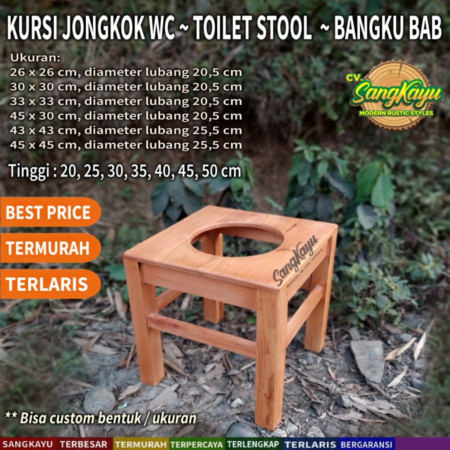 Kursi toilet wc closet portable kursi jongkok wc duduk toilet bolong