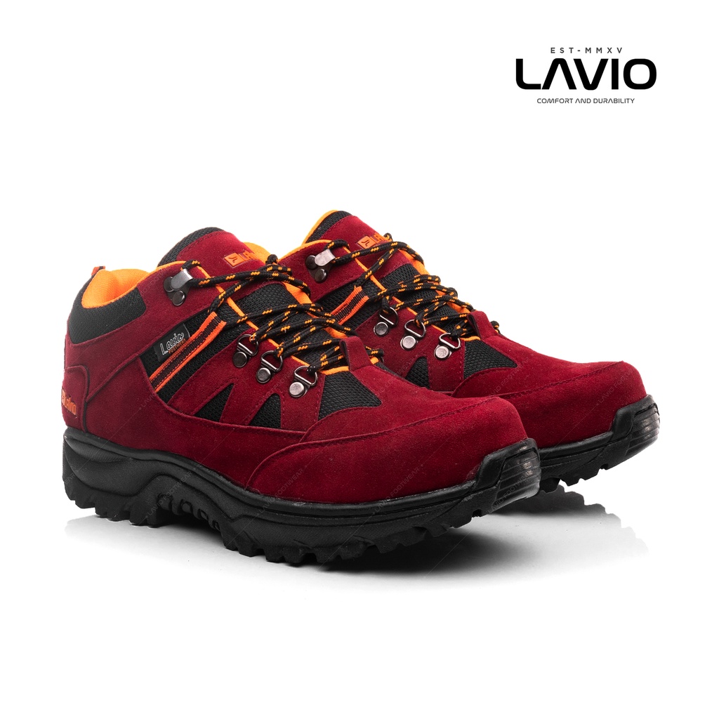 Sepatu Safety Boots Pria Ujung Besi Original Berkualitas Lavio Geneva Low