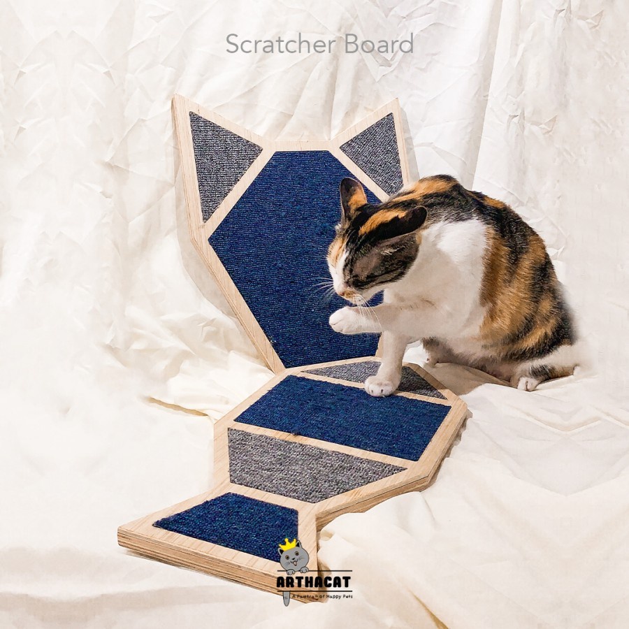 Attractive Cat Scratcher Board - Mainan Papan Cakar Kucing Arthacat