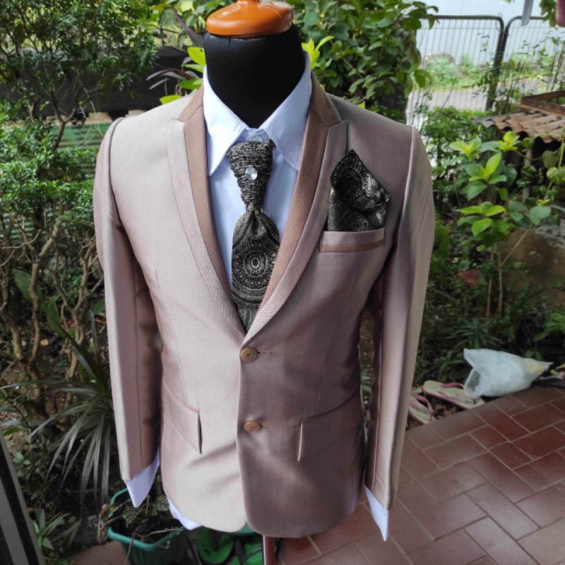 1 Stel JAS dngn CELANANYA (size S M L XL XXL)Pria formal jas wedding jas murah jas wisuda jas blazer