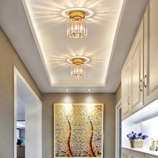 Lampu gantung Lampu langit-langit Lampu Plafon LED Rumah Ruang Tamu Kamar Minimalis Lampu Plafon Ceiling Lamp Lampu Plafon Gantung Kristal ruang tamu kamar tidur Ceiling Light Lampu Hias