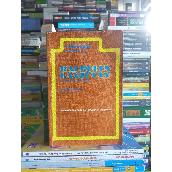 Buku Original : KALKULUS LANJUTAN Seri Buku Schaum