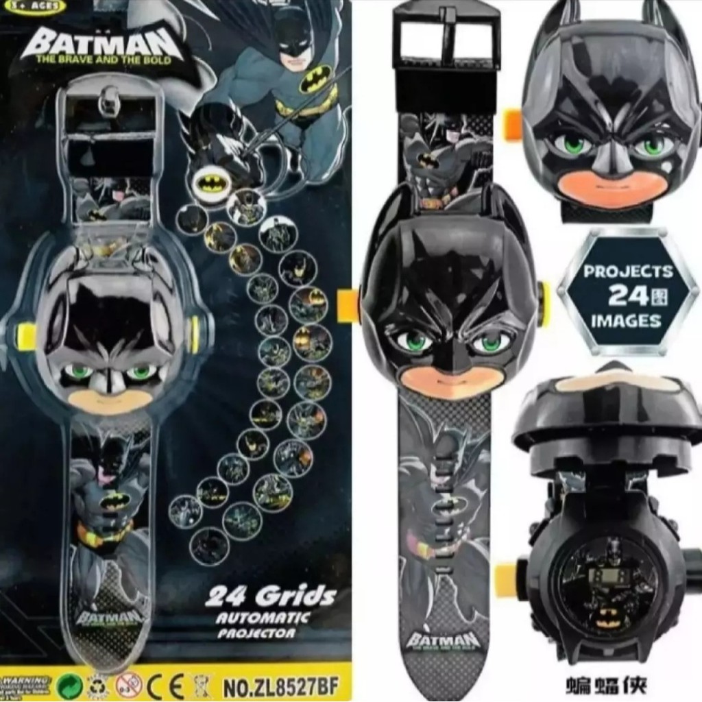 JAM ANAK LAKI LUCU BATMAN / JAM LASER