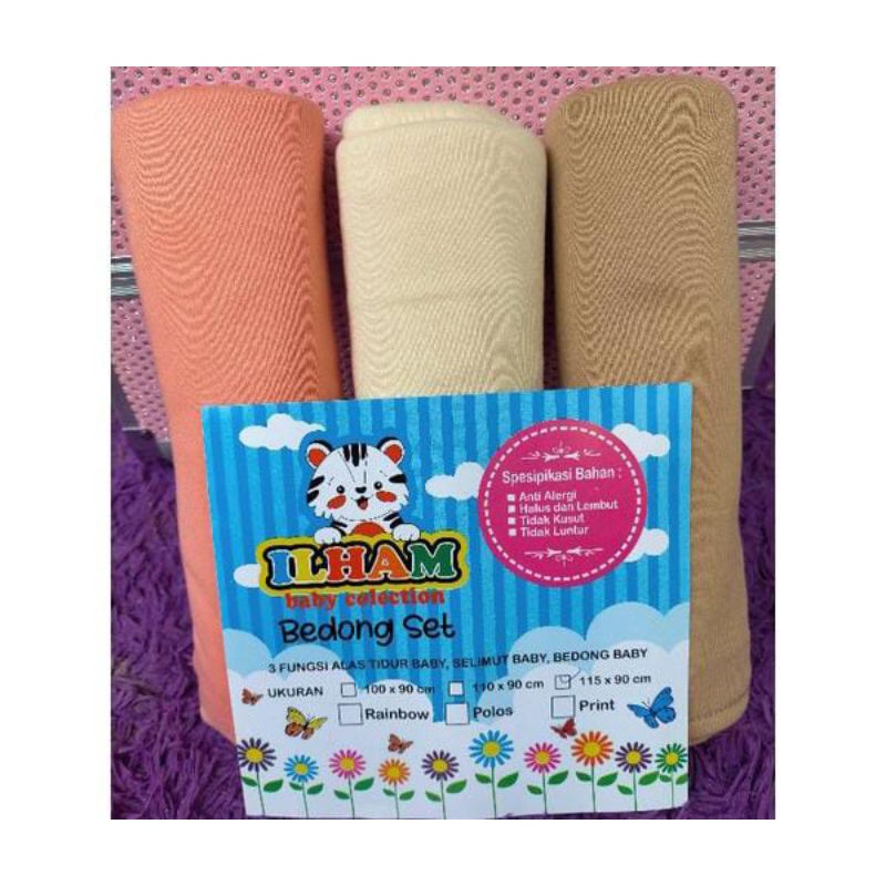 3PCS BEDONG Bayi jumbo 110 x 95 CM