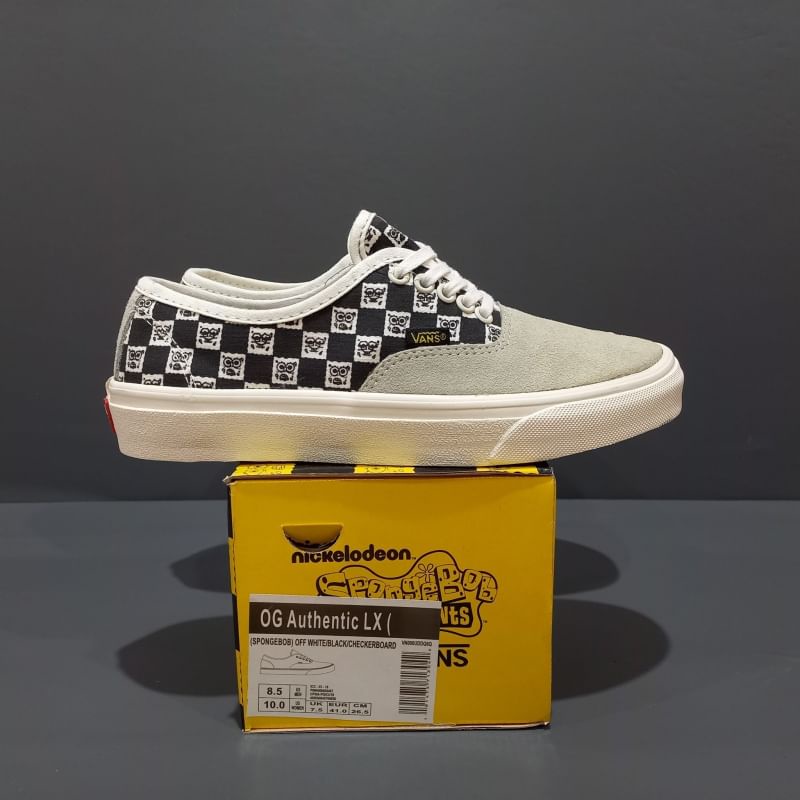 VANS AUTHENTIC SPOENGEBOB ICC -  Sepatu Sneakers Kets Kasual Vintage Pria/Cowok/Men