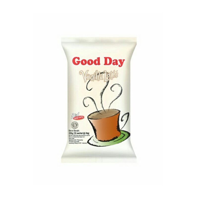 Good Day Kopi Instant 3 In 1 Vanilla Latte10X20g