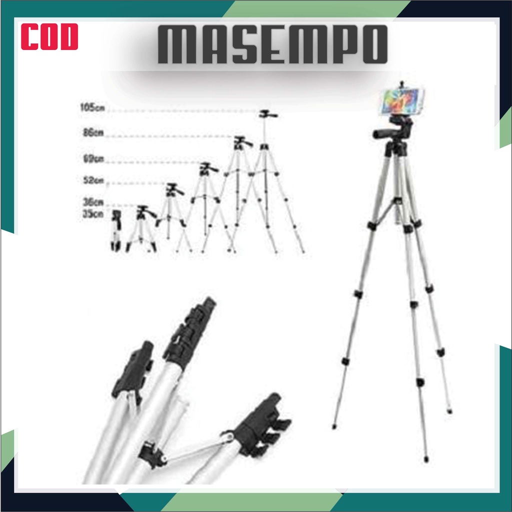 Tripod Weifeng 1M 3110/Tripod 1M Bahan Aluminium + Holder U &amp; Sarung