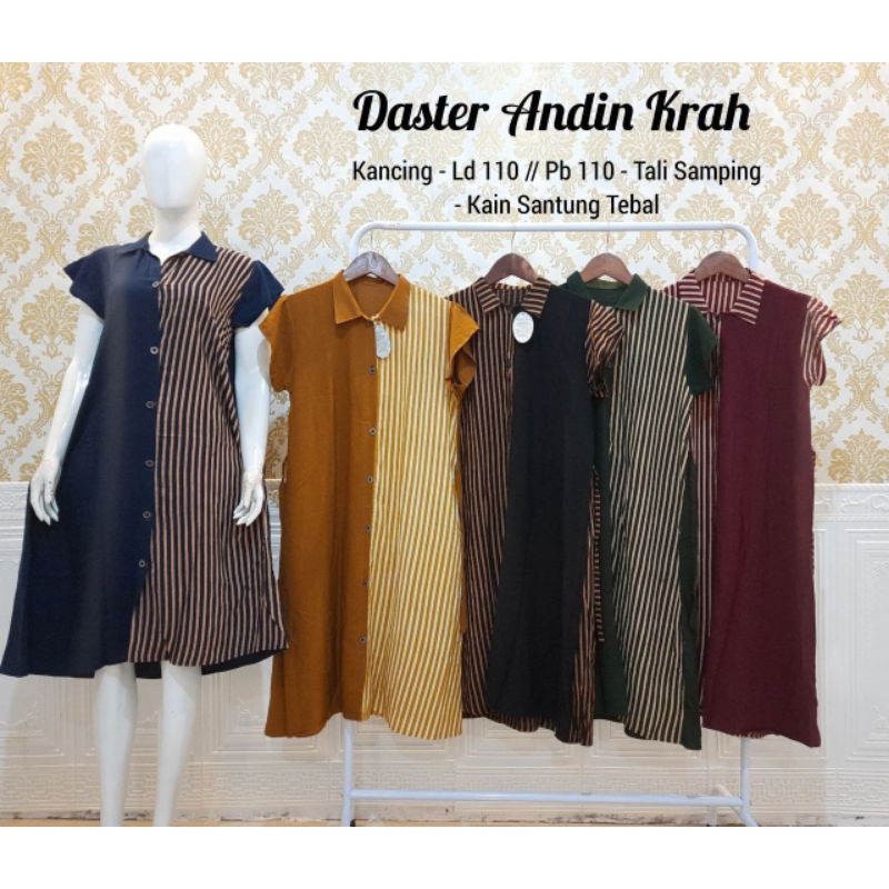 DASTER ANDIN KRAH / DASTER RAYON / DASTER SALUR / DRESS KANCING
