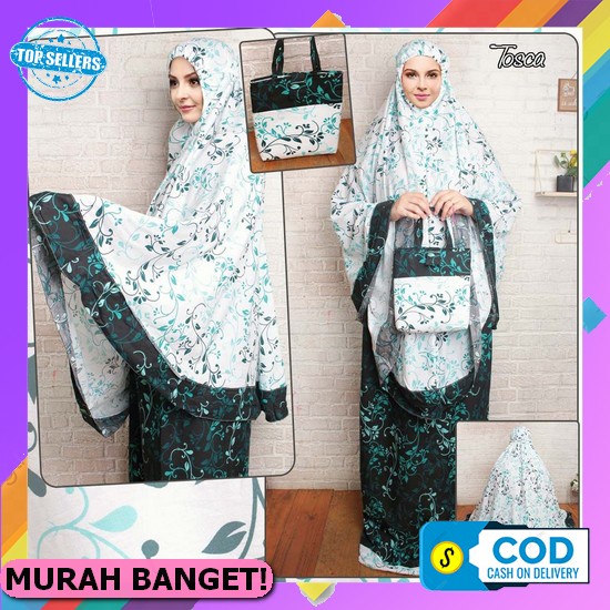 Mukena Dewasa Lebaran Model Baru Fashion Rayon Murah Polos Travelling Terbaru Traveling Premium Bali