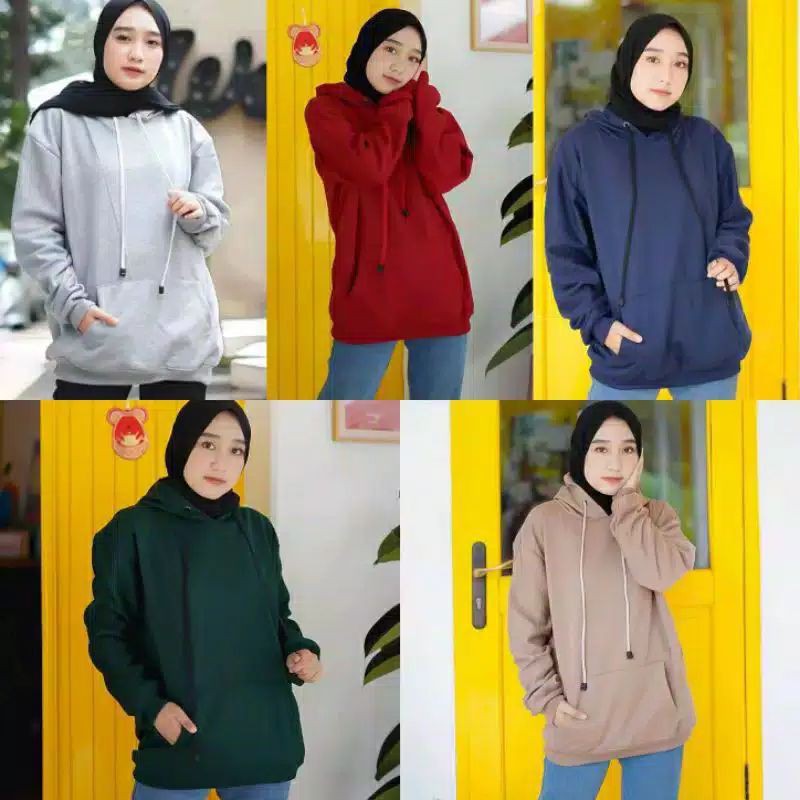 HOODIE POLOS UNISEX HOODIE OVERSIZE