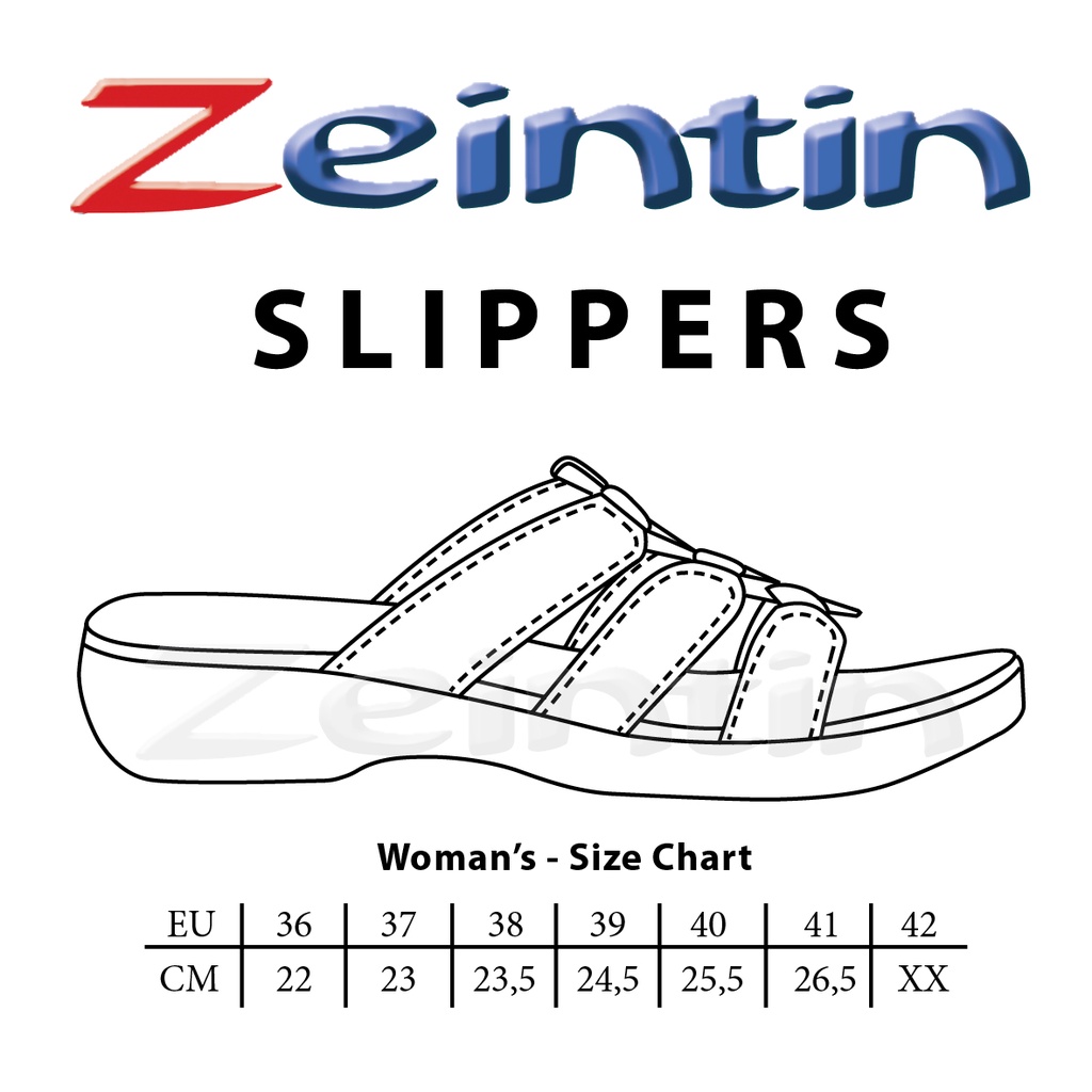 Zeintin - Sandal Kulit Wanita Wedges Original Zeintin Sandal Jepit Sandal Slide WR