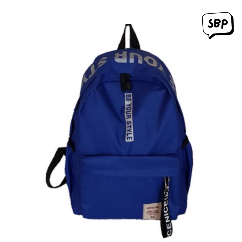 COD TAS BE YOUR STYLE BYS - Tas Ransel Backpack Korea Ransel Sekolah SWAG SBP