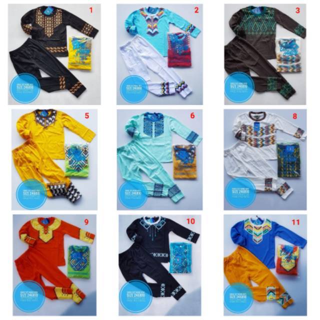 BAJU KOKO ANAK COWO OKBG/KOKO ANAK BAHAN KAOS/KOKO KAOS ANAK/SET KOKO ANAK/BAJU NGAJI ANAK COWO