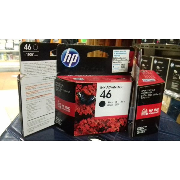 

tinta hp 46 black