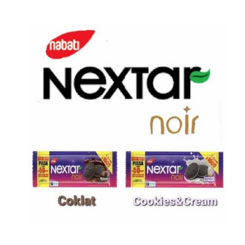 Snack Biskuit cream dan coklat nextar noir ( isi 10 ) biskuit enak dan murah