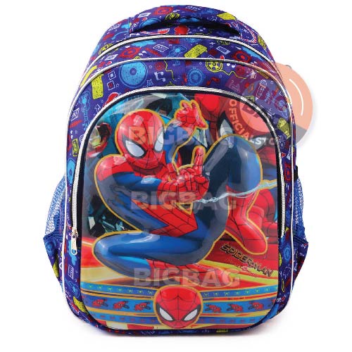 PTS - Ransel Sekolah Anak Cowo / Laki Laki Karakter  - 4D Emboss Space Clarity Hologram - Tas 4D Timbul Tas Timbul