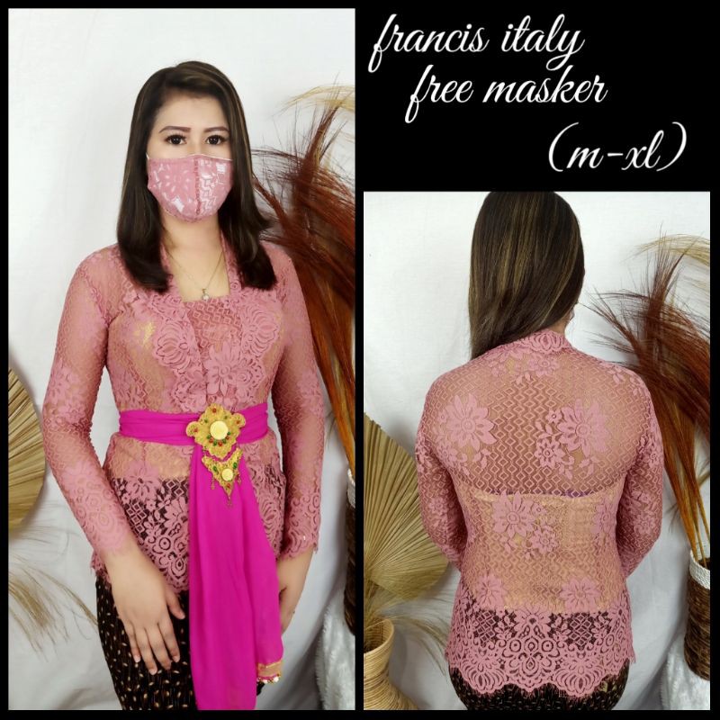 KEBAYA JADI FREE MASKER JAHITAN BALI RAPI