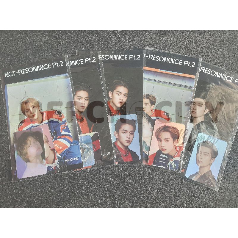 STANDEE NCT RESONANCE PT.2 HOLO HOLOGRAM LENTI LENTICULAR PC PHOTOCARD MARK TAEYONG JAEHYUN LUCAS