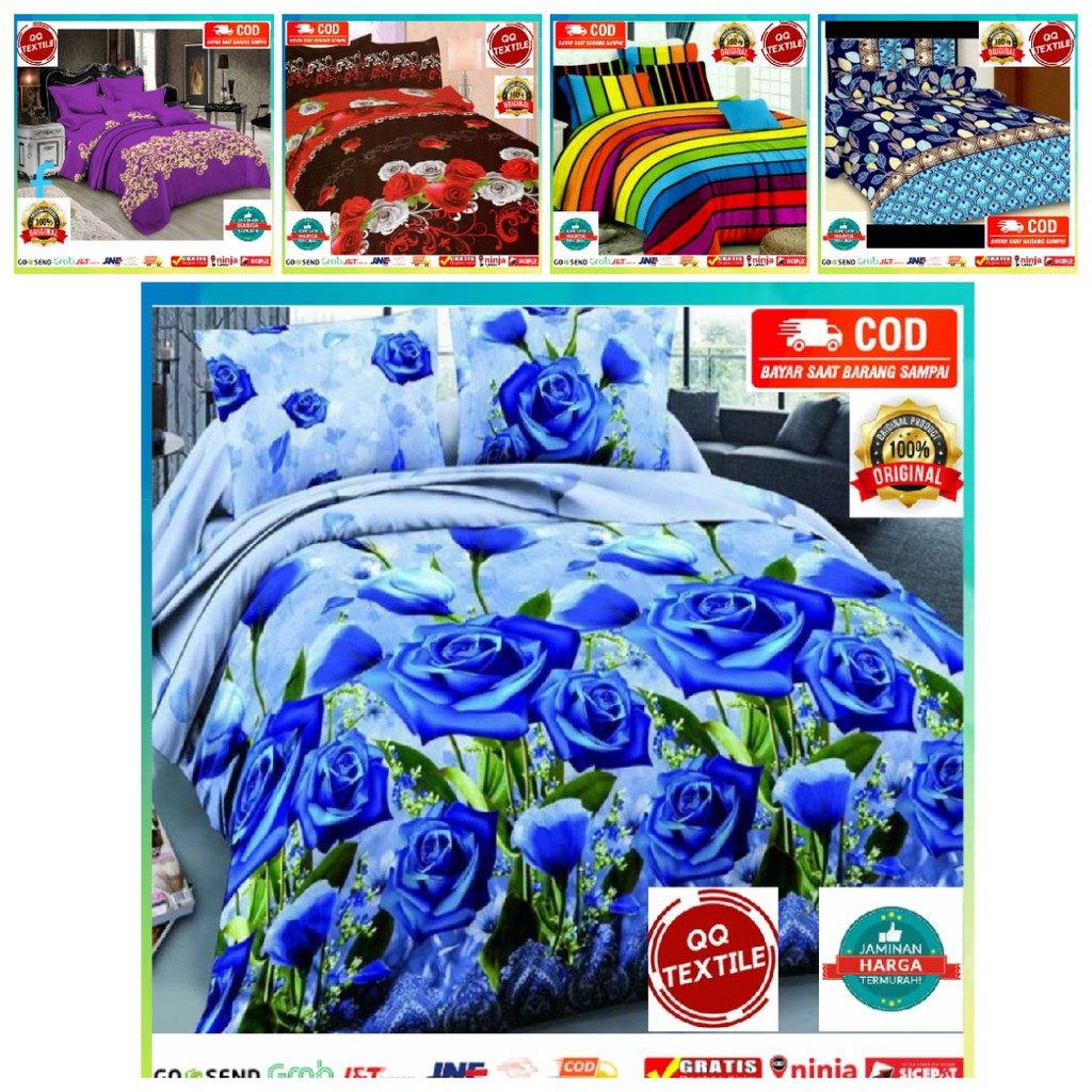 ( COD ) PROMO  PART 1 BEDCOVER MOTIF BY OHARA EXCLUSIVE