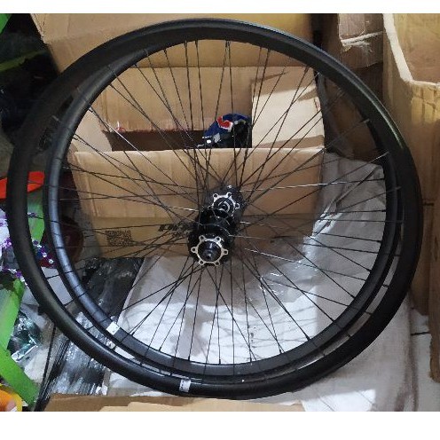 Velg pelek Set Wheelset 27.5 Alloy Ringan Exotic freehub 32 Jangkrik B409 sepeda MTB Federal Gunung