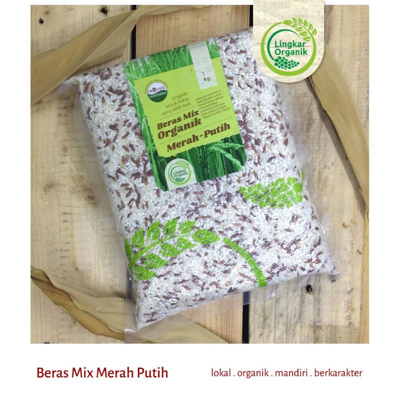 

Lingkar Organik - Beras Organik Mix Merah-Putih 1Kg