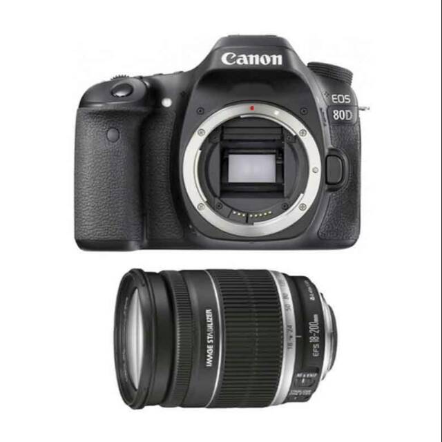 Canon Eos 80D Wifi DSLR Camera With 18-200mm Garansi Resmi Data Script