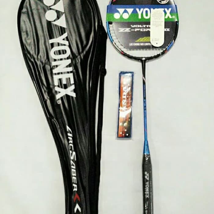 Raket badminton voltric fb biru free tas senar dan grip