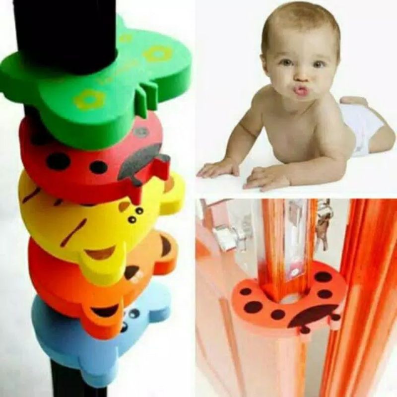 Ganjelan Pintu Finger Monkey Bear Pengaman Pengganjal Pintu Untuk Bayi Baby Kids Safety