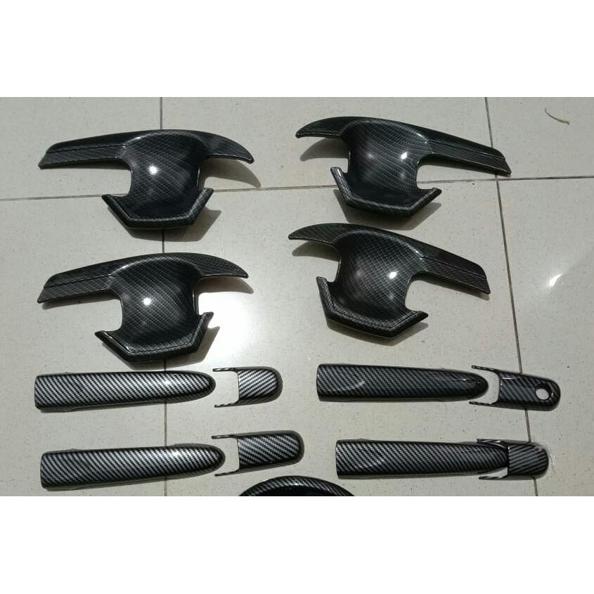 paket outer handle all new pajero sport 2016 carbon